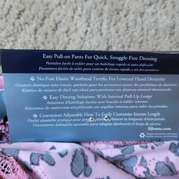 Women’s Self Dressing Adaptive Wide Leg Pull-On Pants – NWT – Size M - Picture 4 of 12